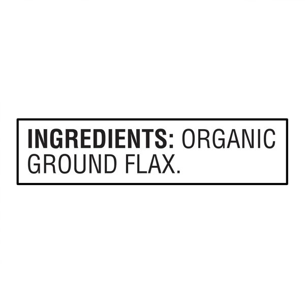 Great Value Organic Ground Cold Milled Flax Seed, 16 oz - Image 2